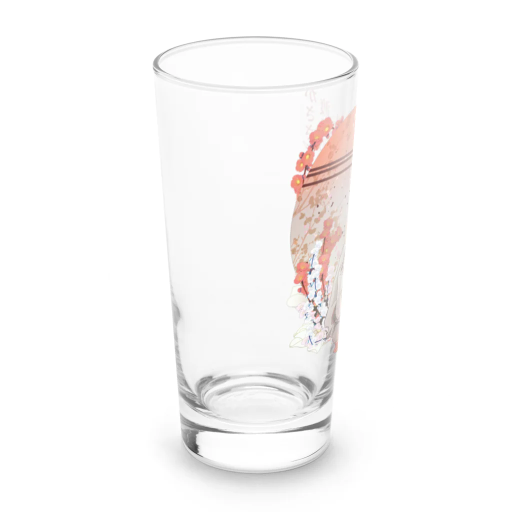 創作男子・稲冨の和装男子:かささぎの Long Sized Water Glass :left