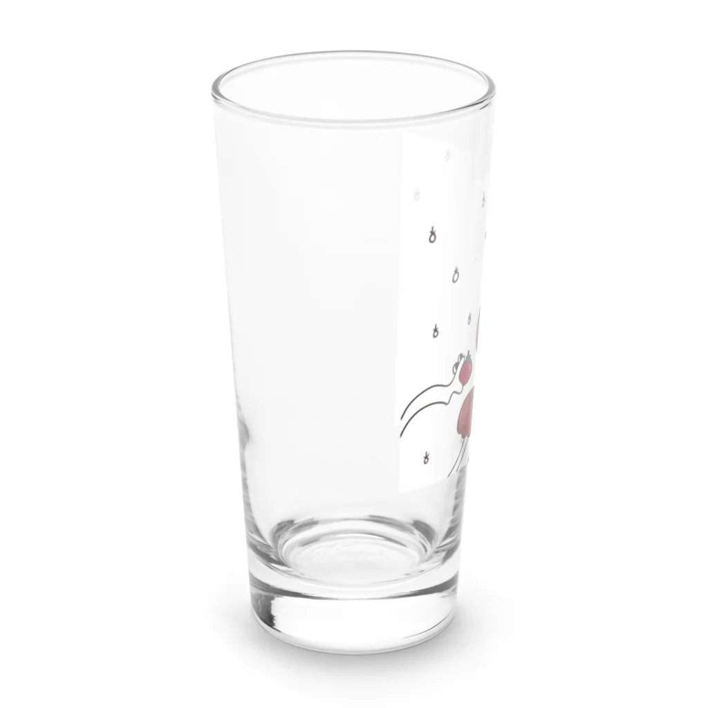 ほらをた娘🦈ྀི🎈のほらをた娘のトマトちゃん Long Sized Water Glass :left