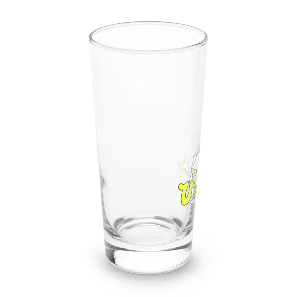 マツバラのもじゃまるぴゃーん Long Sized Water Glass :left