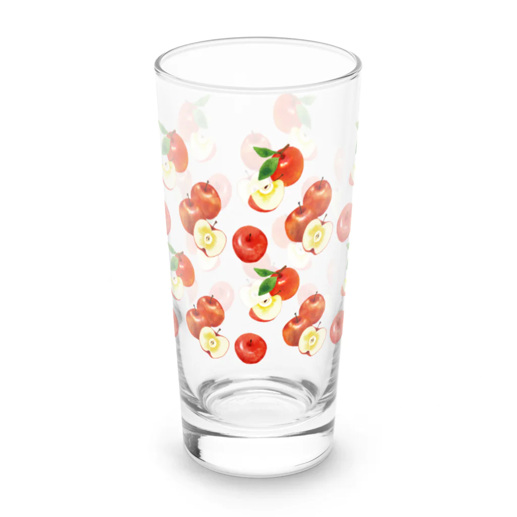 Miho MATSUNO online storeのLovely apples（clear type） Long Sized Water Glass :left