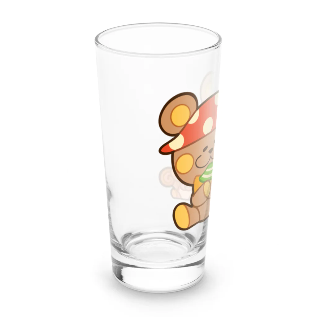 レタ(LETA)のぬいクマちゃんのキノコがり Long Sized Water Glass :left