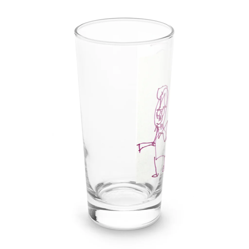 kan_drawingのラブラブな2人 Long Sized Water Glass :left