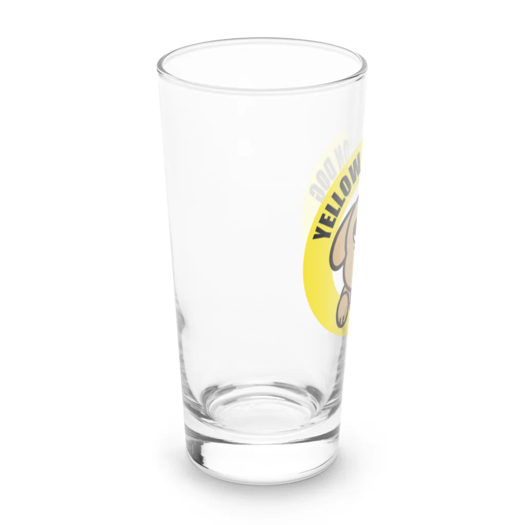 Yellow Ribbon Dog ShopのイエローリボンドッグのボンちゃんJr. Long Sized Water Glass :left