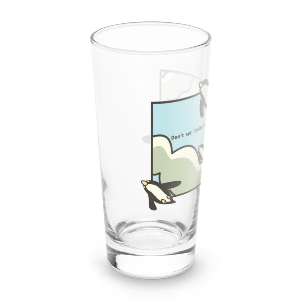 ari designの夢を叶えたペンギン Long Sized Water Glass :left