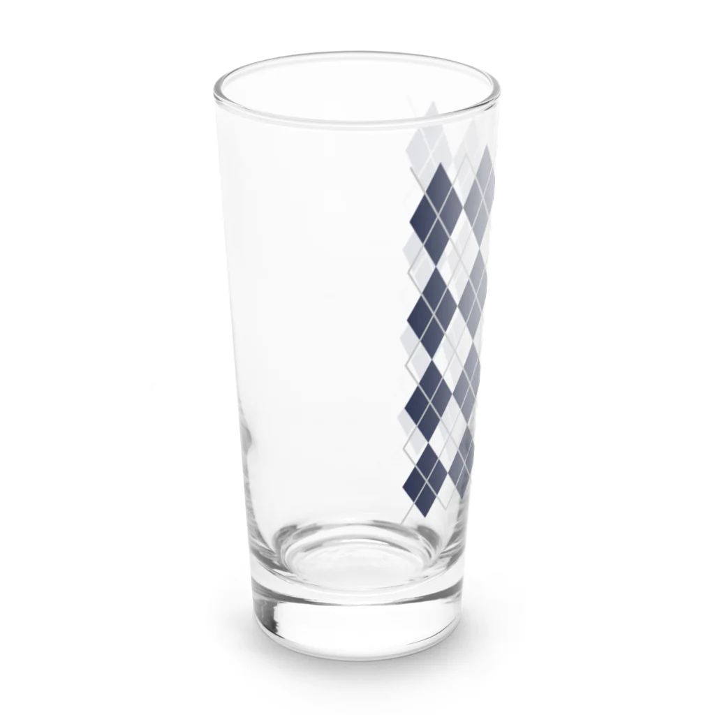 キッズモード某のアーガイル Long Sized Water Glass :left