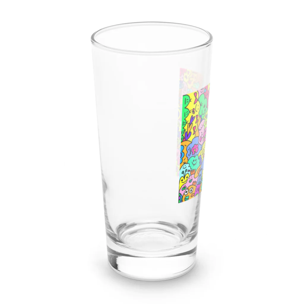 かなぴのお店のウチュウジン　ニンジン Long Sized Water Glass :left