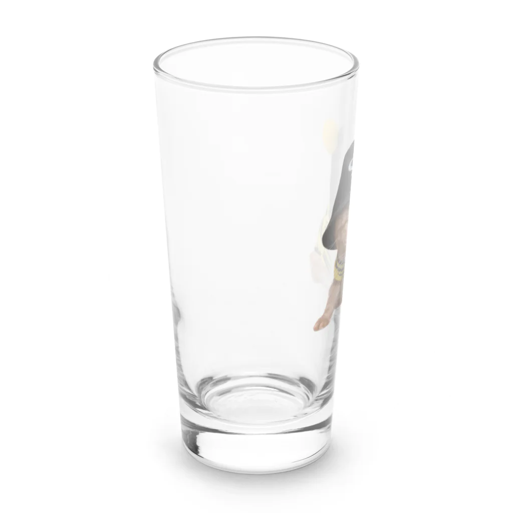 茶太郎🐱とモンブランの茶太郎のコスプレ ハチシリーズ Long Sized Water Glass :left