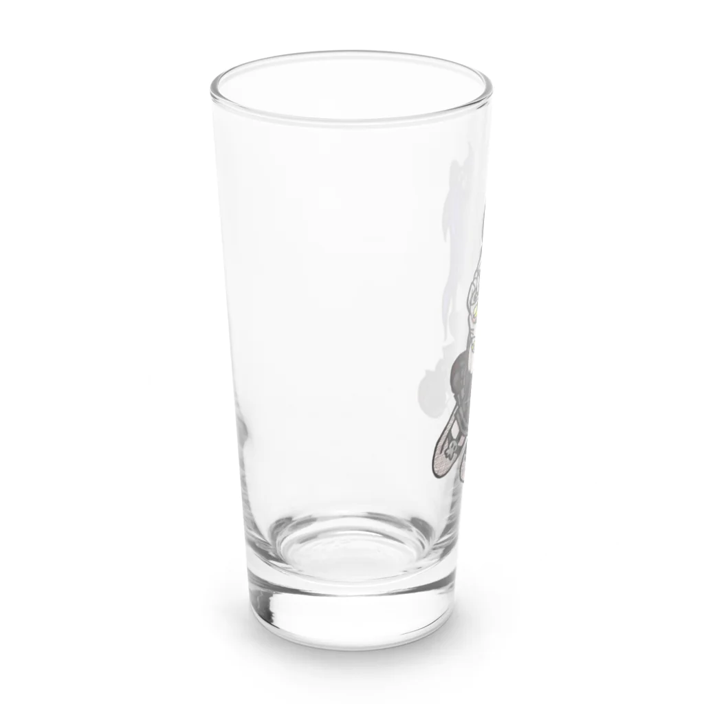 あやしいおばさん くろまめさんの○ュアアルコール（スト○ロ） Long Sized Water Glass :left