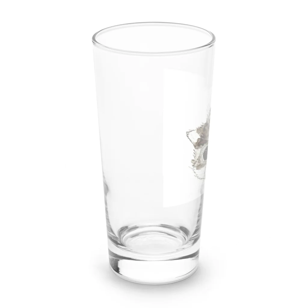 保護猫茶トラ兄弟LIFEの杏ちゃん Long Sized Water Glass :left