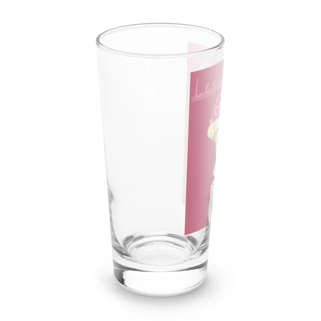 ひよこ工房の料理大好き！！ Long Sized Water Glass :left