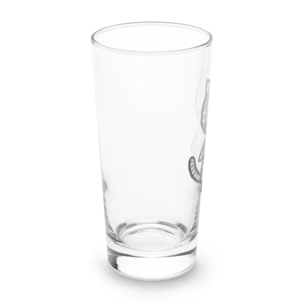 neko_no_kuniのモブにゃん名前はまだない Long Sized Water Glass :left