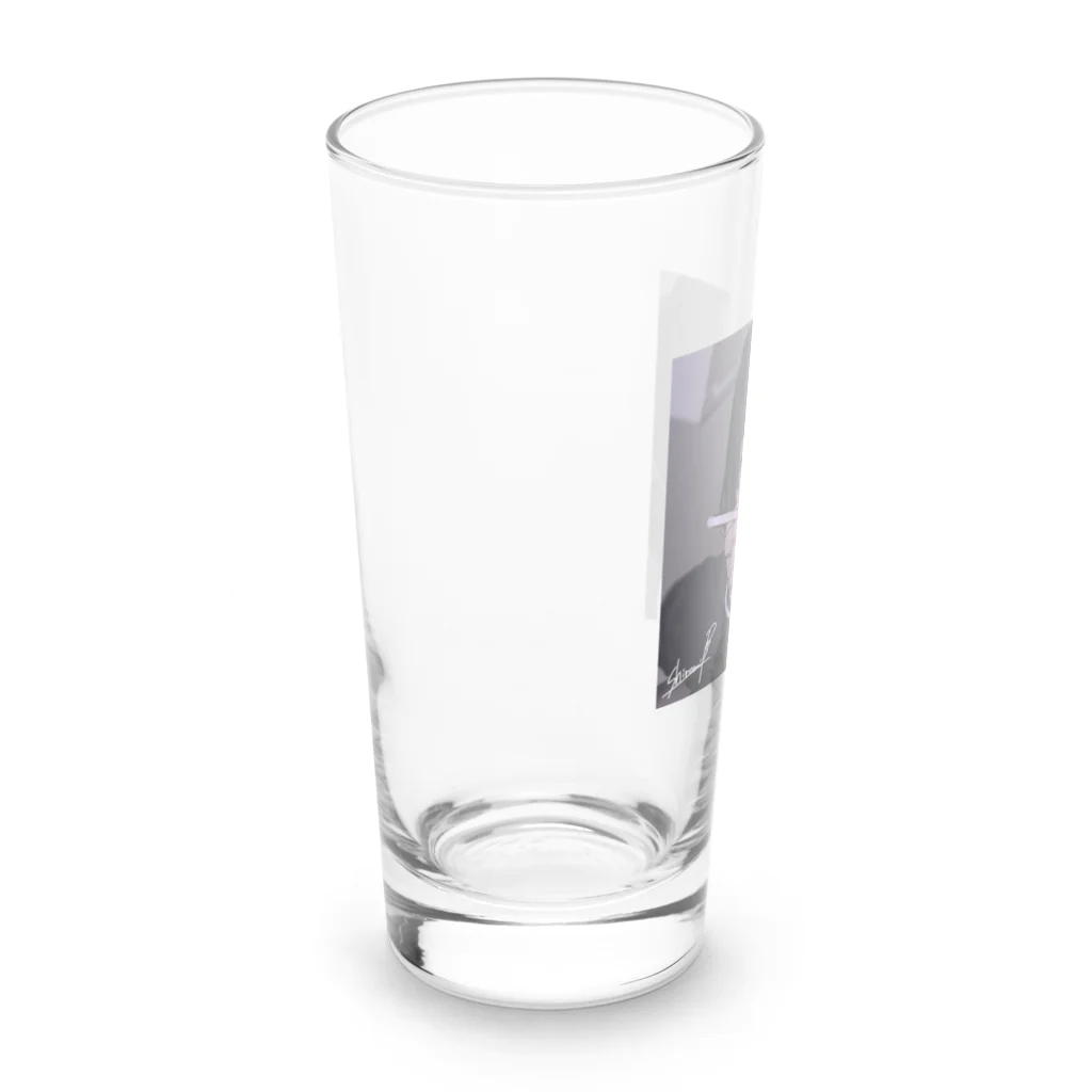 荒波しろみの463g Long Sized Water Glass :left