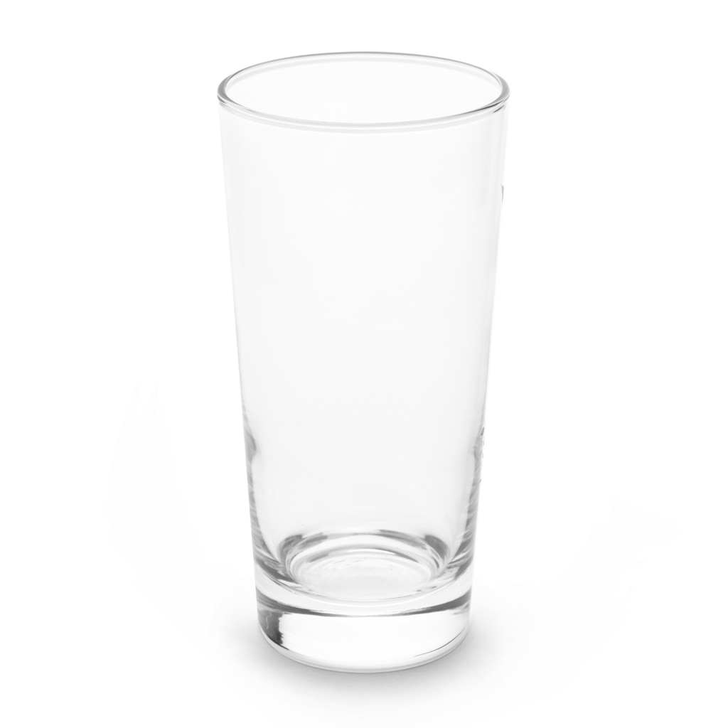 PALA's SHOPの和柄　白と黒　花模様　(色なし) Long Sized Water Glass :left