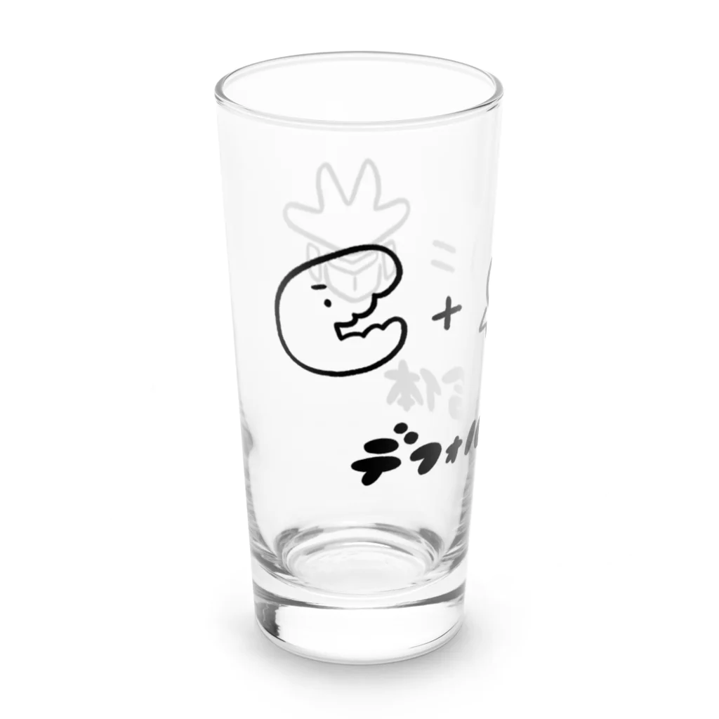 スタルケル🐸玩具系YouTuberのゆるふわティラモナイト（黒線） Long Sized Water Glass :left