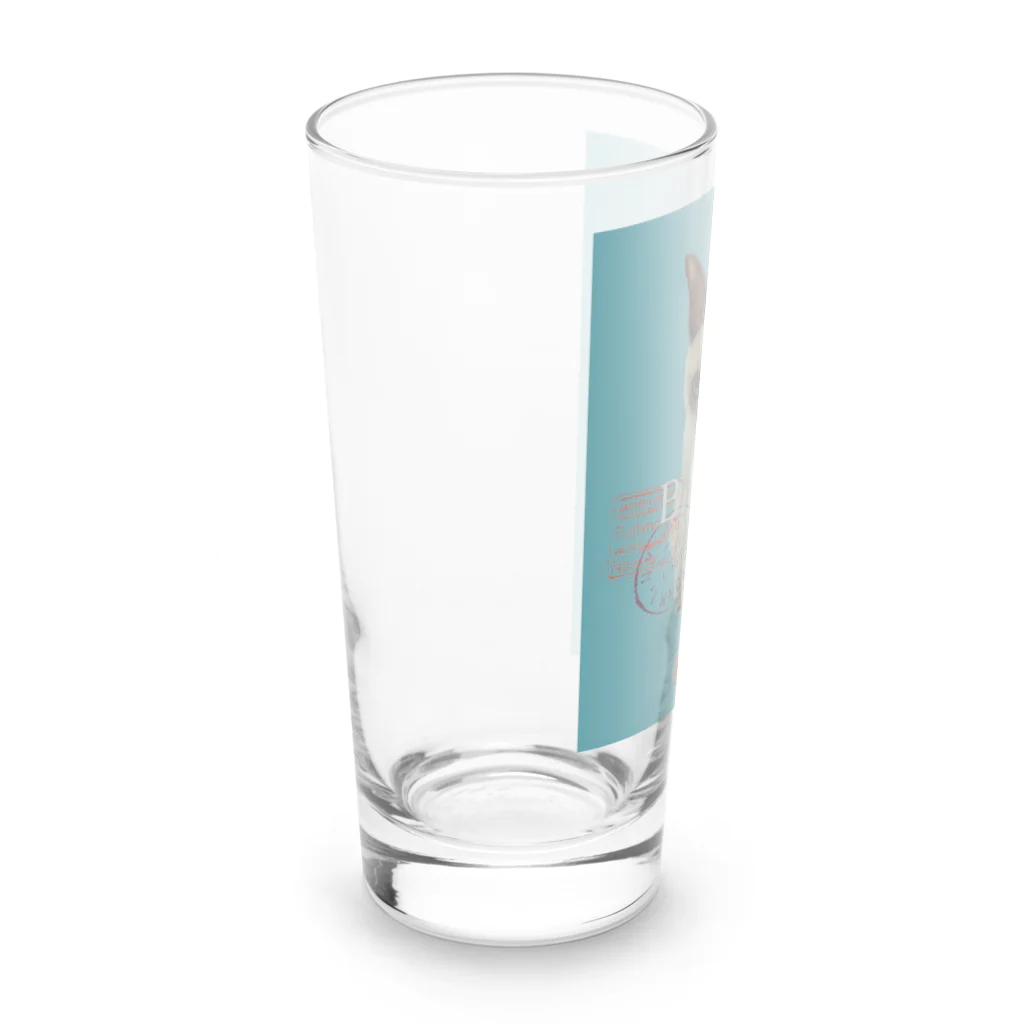BARONのtravel blue glass ロンググラス左面