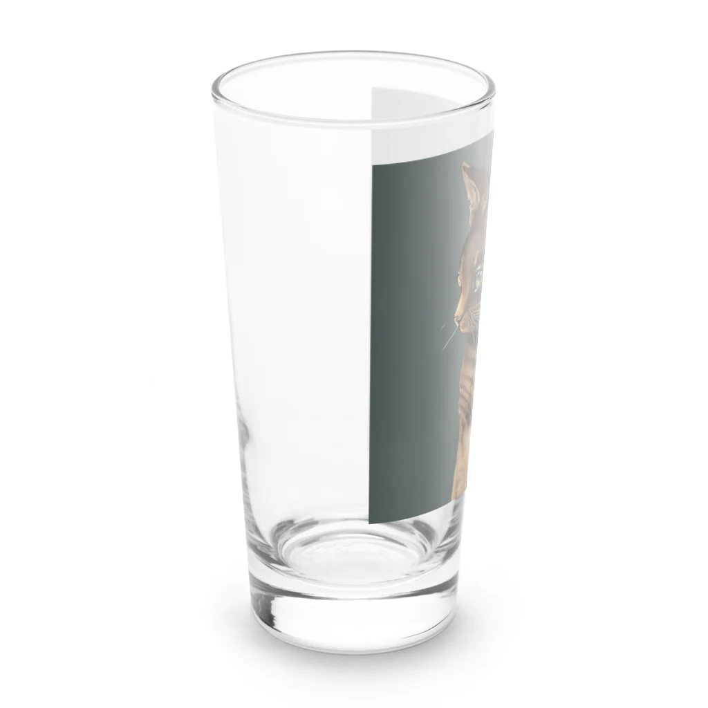 cat's pawのねこ Long Sized Water Glass :left