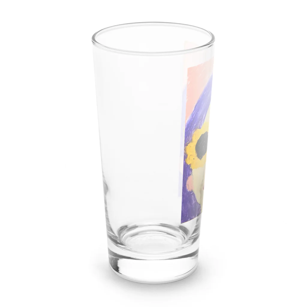 ルーナ│障害者アート の人生と女 Long Sized Water Glass :left