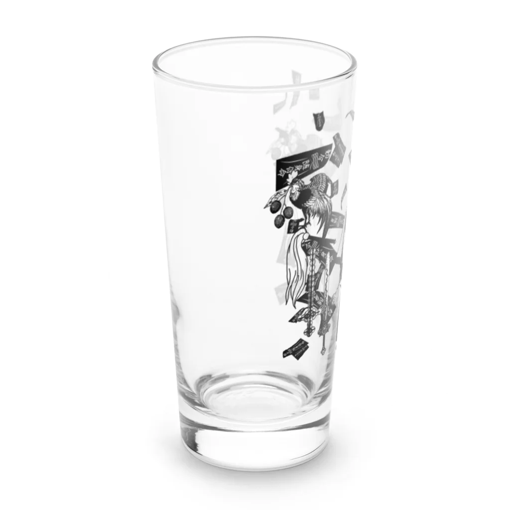 中華呪術堂（チャイナマジックホール）の【黒基調】道士降臨 Long Sized Water Glass :left