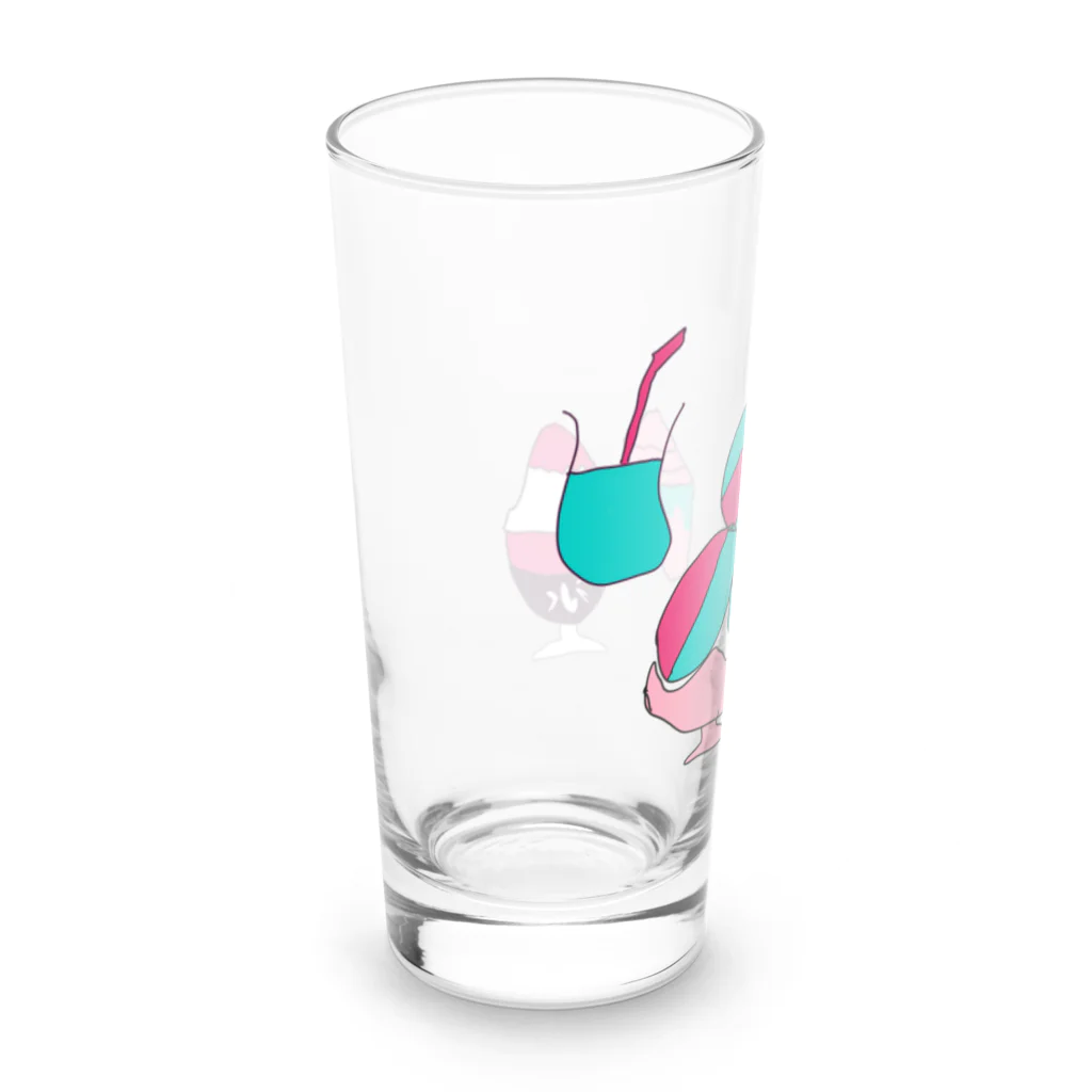 FRUITS CHOPPERのスイーツ天国 Long Sized Water Glass :left