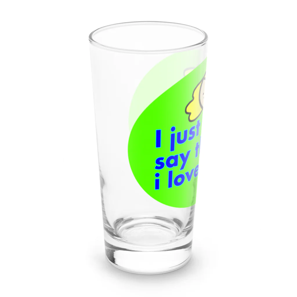 I'm gladのラブリーちゃん Long Sized Water Glass :left