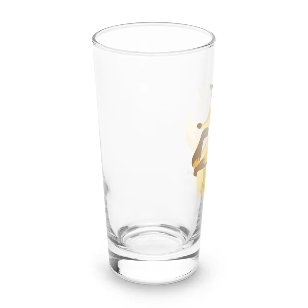 kocoon（コクーン）の計画を練るキツネ Long Sized Water Glass :left