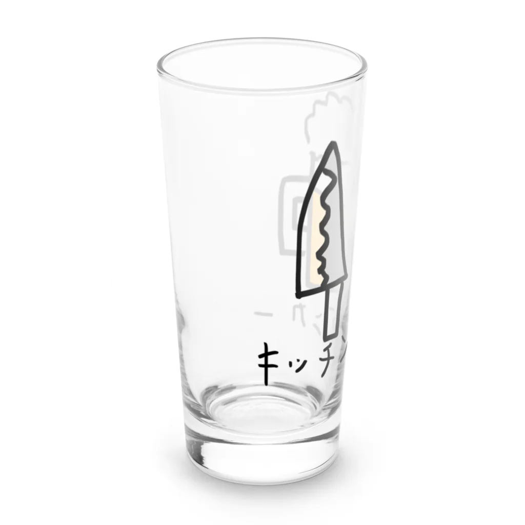 ちょこみんと🍫🍀のキッチンドランカー Long Sized Water Glass :left