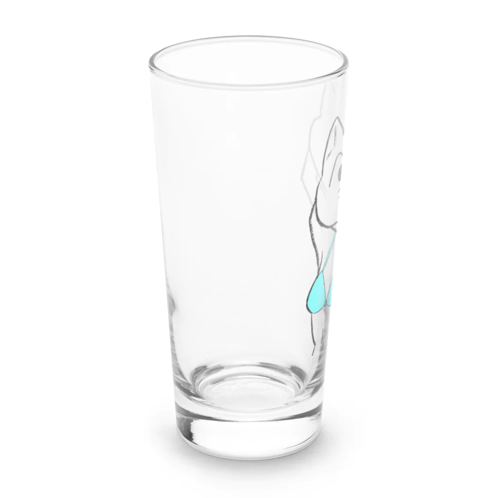 バニラ味の砂場のねこちゃん Long Sized Water Glass :left