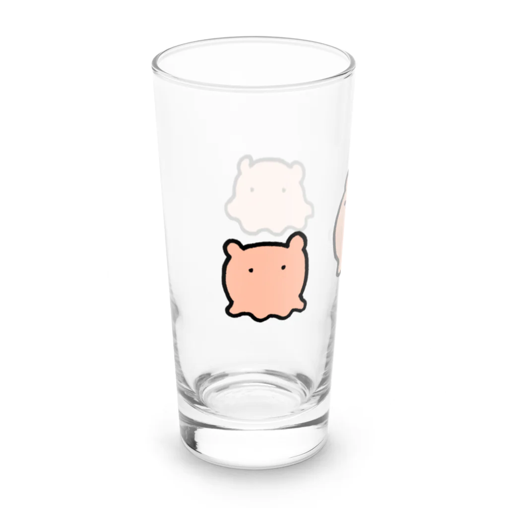 すぎもとゆうまのお店の3匹のメンダコ Long Sized Water Glass :left