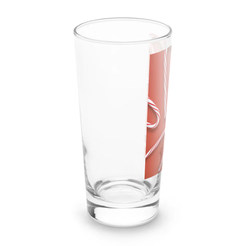 きれいめナナの雑貨laboのCandy cane Long Sized Water Glass :left