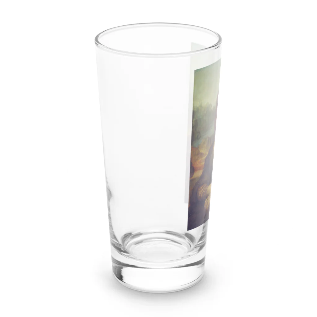 ぬくもふ屋　【猫 犬の似顔絵描き】のビビちゃん Long Sized Water Glass :left