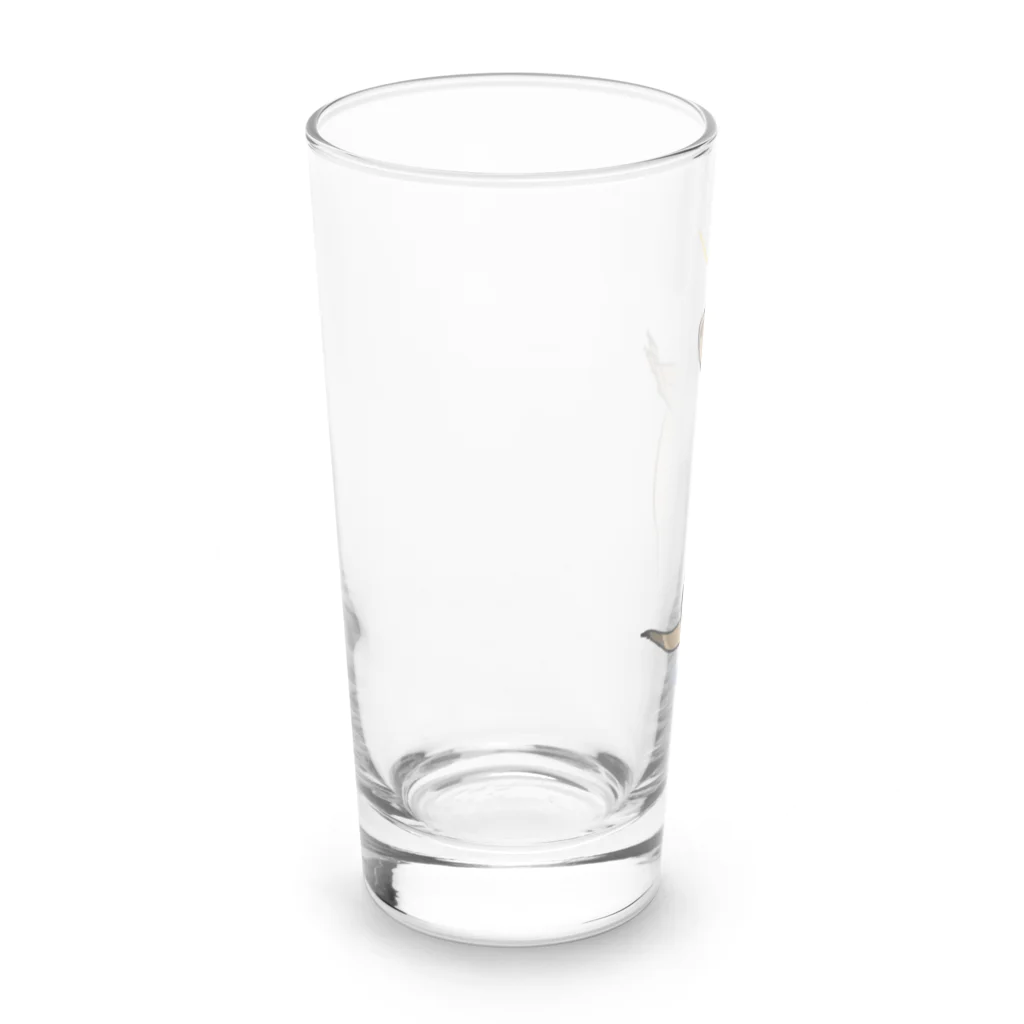 ねずりすSHOPのキャッホー Long Sized Water Glass :left