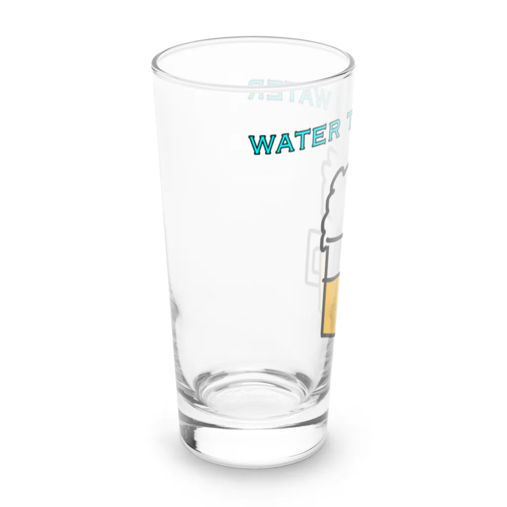 ちょこみんと🍫🍀の水よりも水 Long Sized Water Glass :left