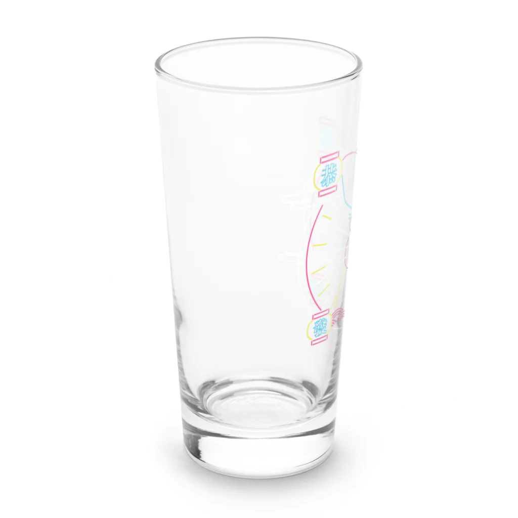 中華呪術堂（チャイナマジックホール）の【背景なし】兎年ネオン  Long Sized Water Glass :left