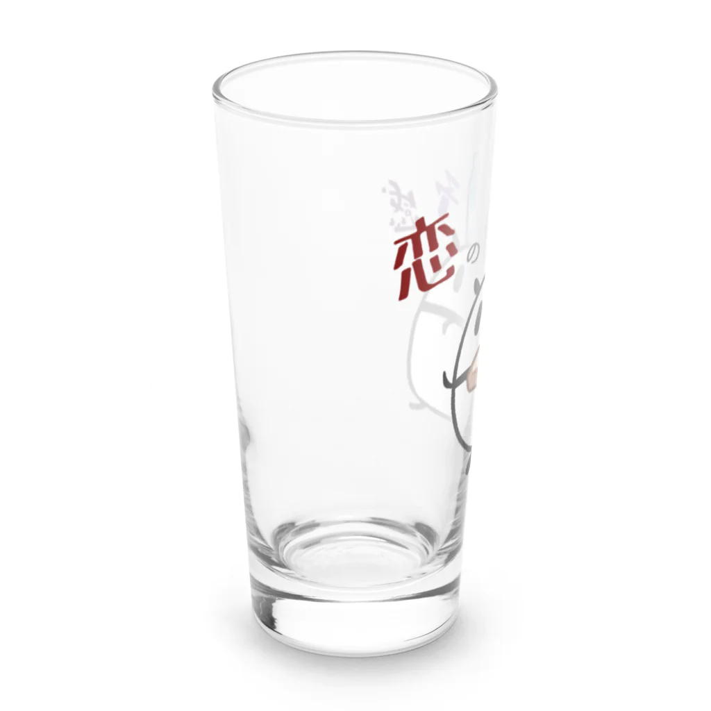 うさやの恋の予感がするパンダ Long Sized Water Glass :left