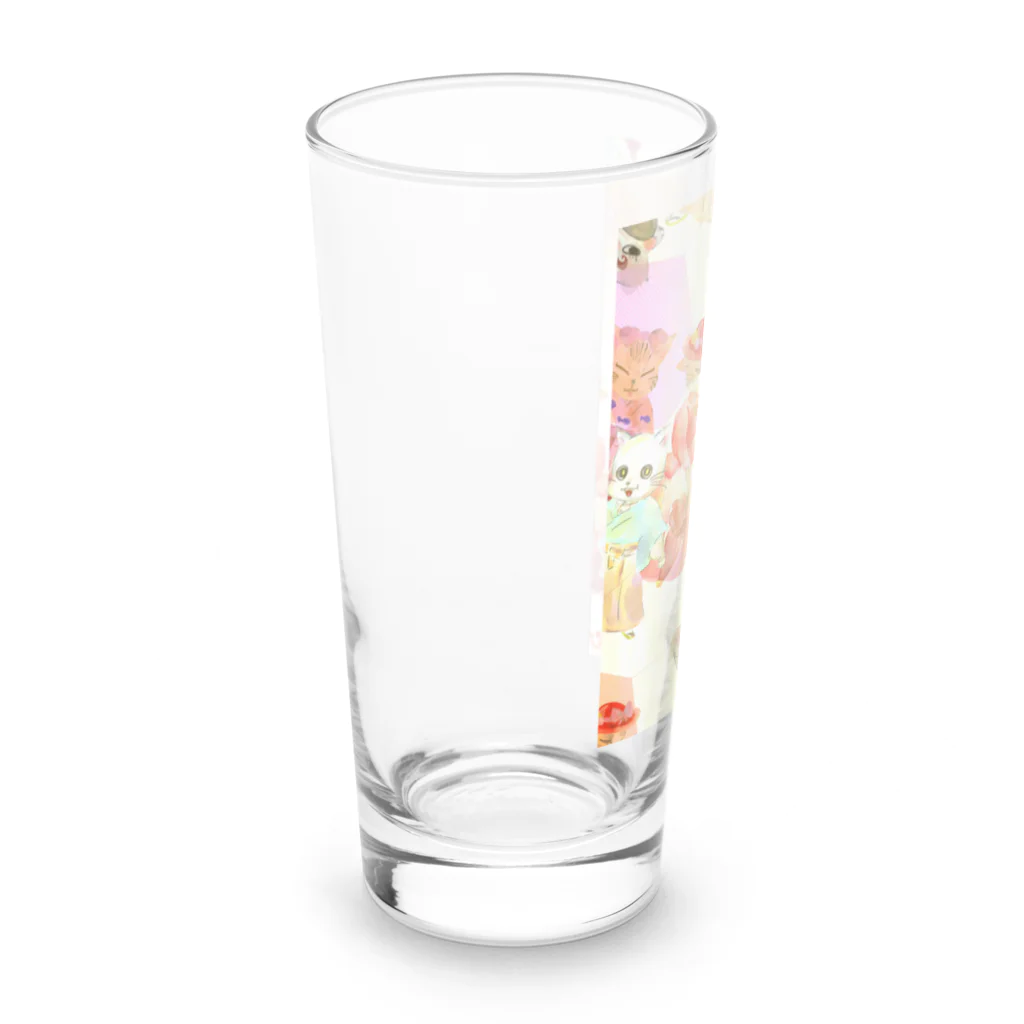 kaxtukaの猫ロマ Long Sized Water Glass :left