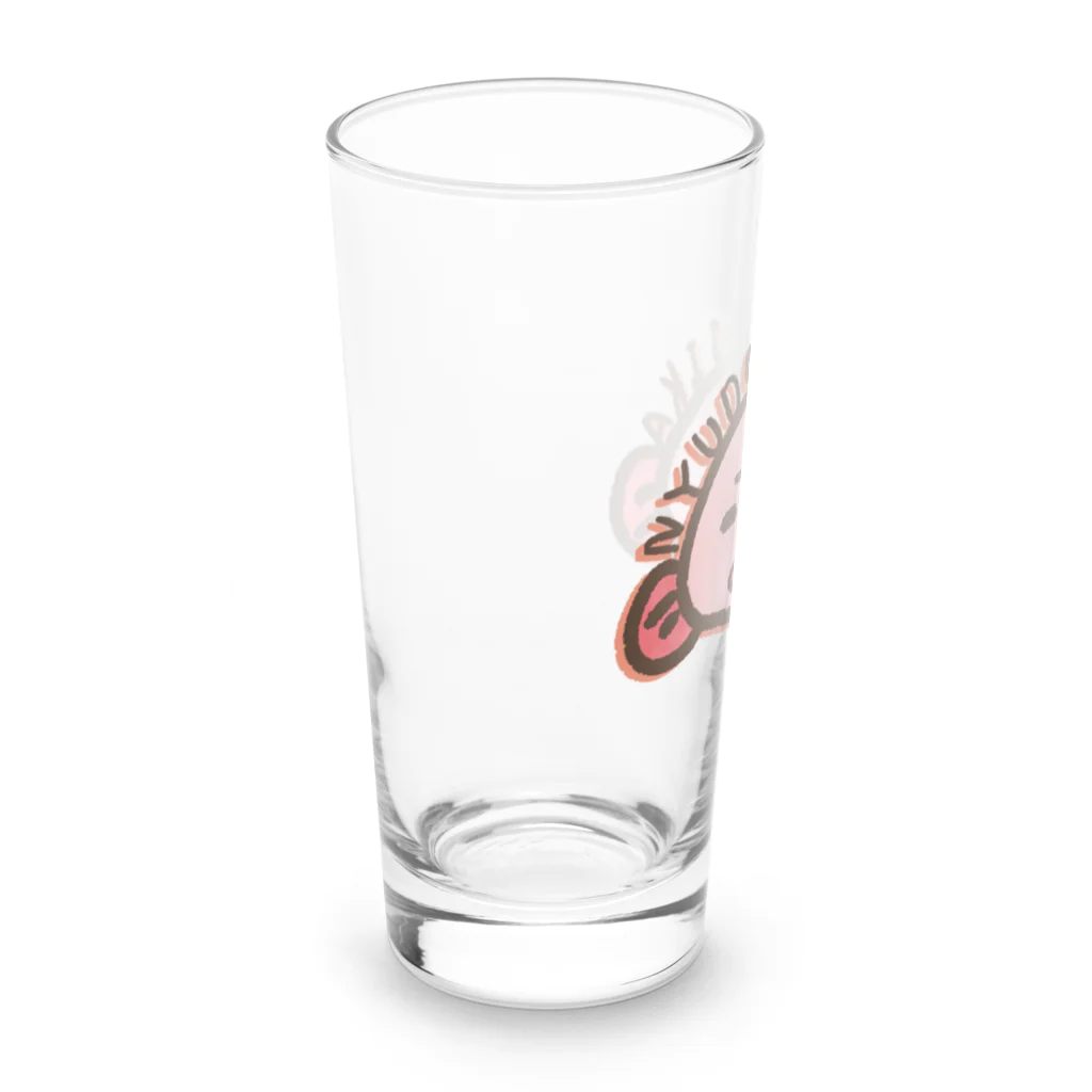 あやぺんのにゅうどうかじか Long Sized Water Glass :left