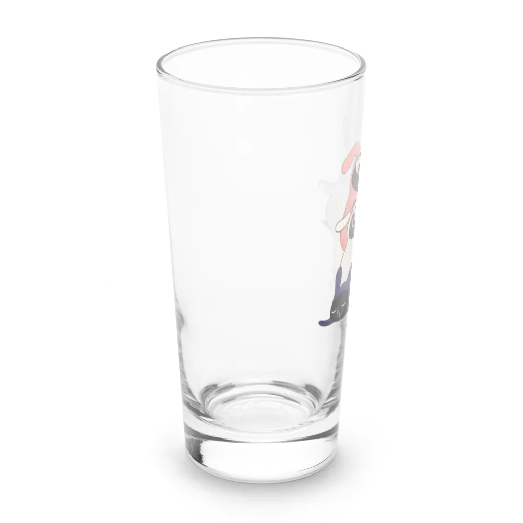ヤママユ(ヤママユ・ペンギイナ)のうさぺん。 Long Sized Water Glass :left