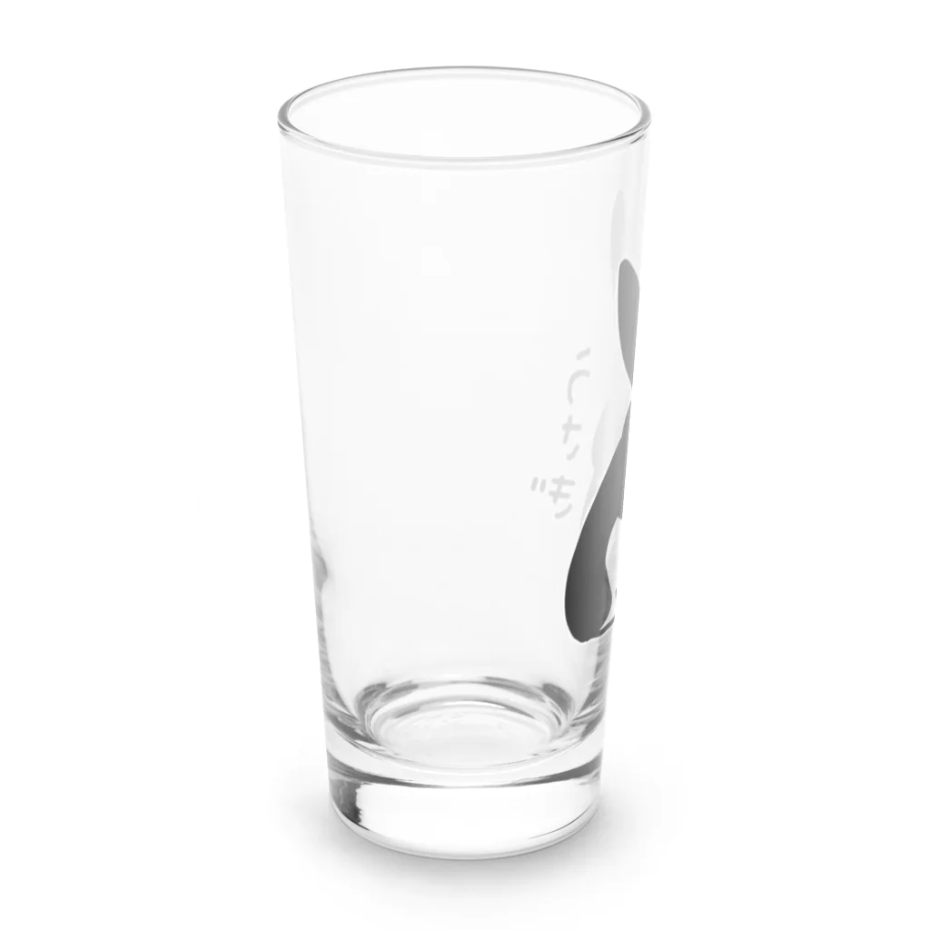 いきものや　のの（別館）の白黒うさぎ Long Sized Water Glass :left