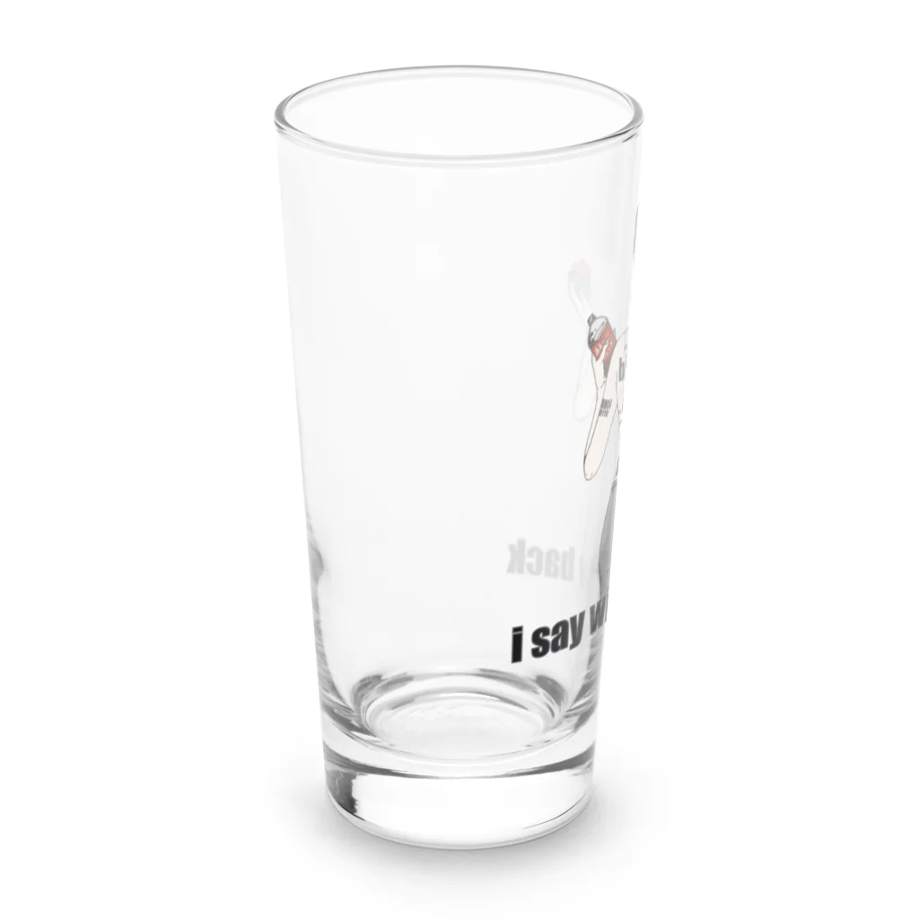 コタロの暴飲暴食ちゃん Long Sized Water Glass :left