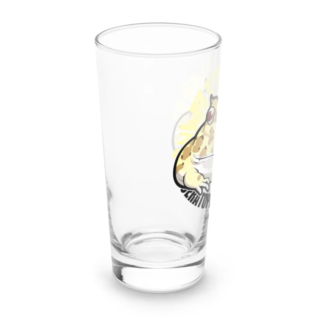 HERP MODA by ヤマモトナオキのツノガエル/イエロー Long Sized Water Glass :left
