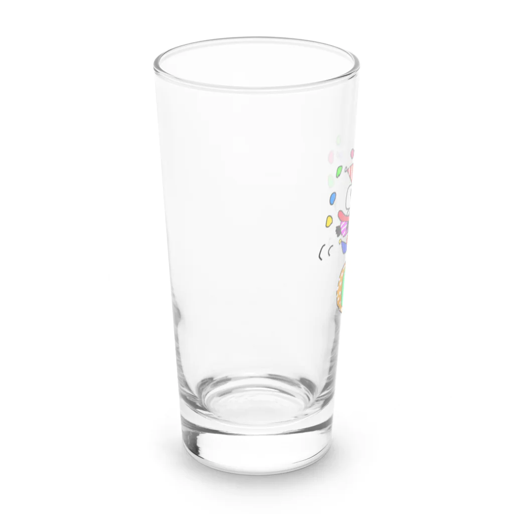 支配者様に投げ銭ショッッップのピエロでラララ Long Sized Water Glass :left