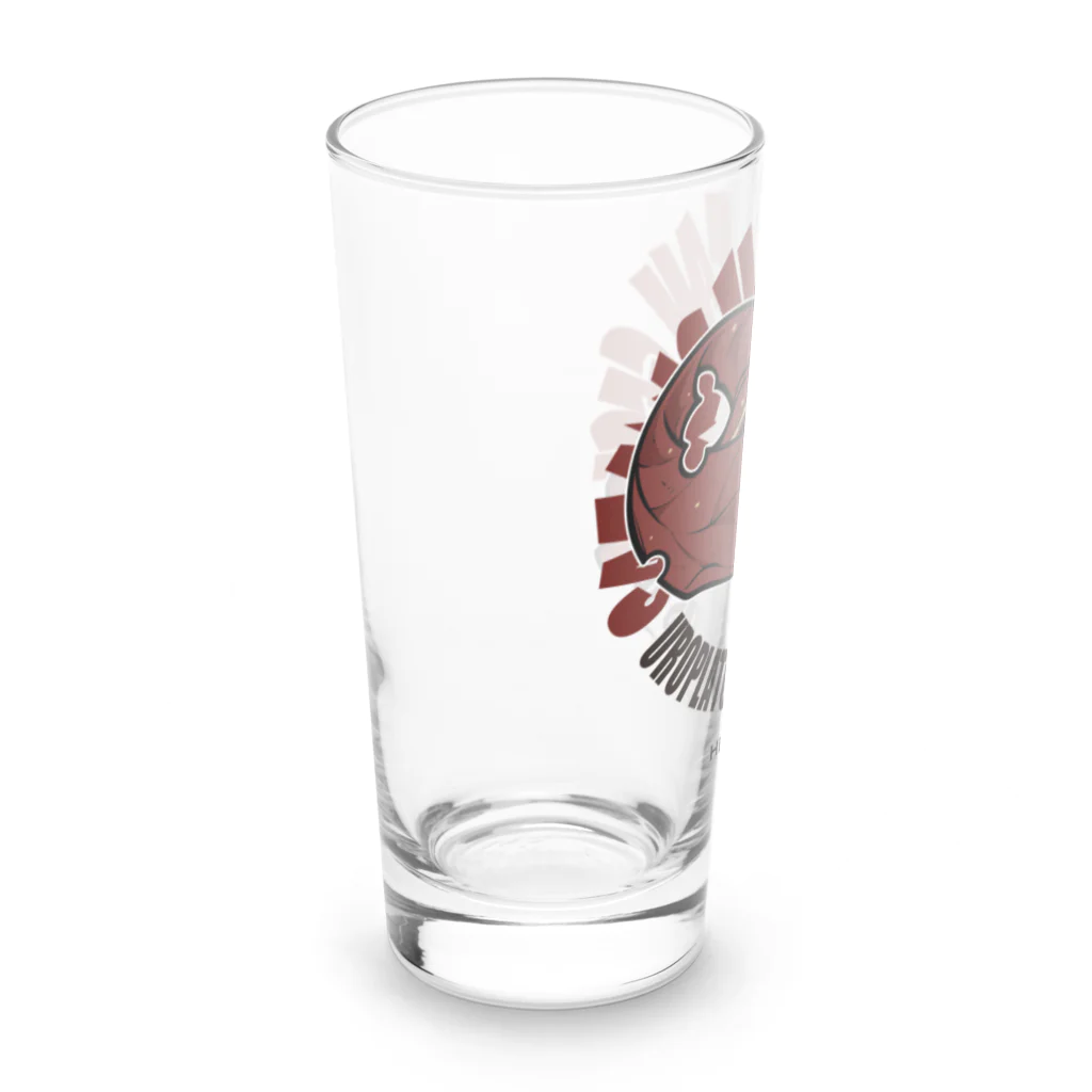 HERP MODA by ヤマモトナオキのエダハヘラオヤモリ/レッド Long Sized Water Glass :left