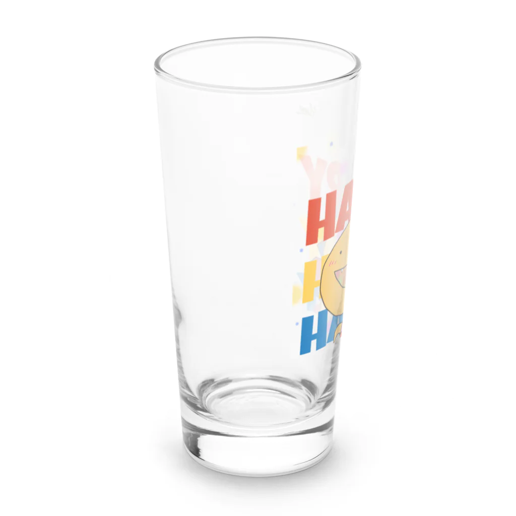 世界のモネのおとぼけ?!ハピラオくん Long Sized Water Glass :left