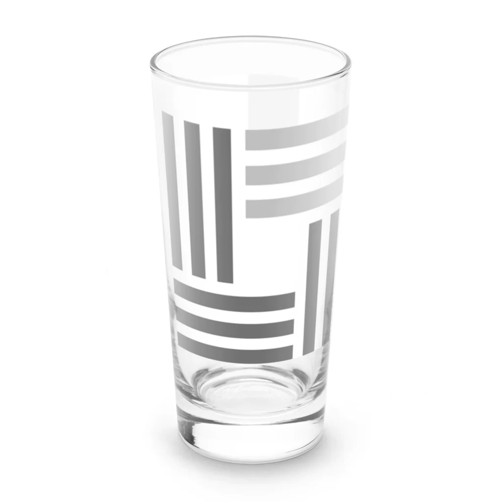 toitoi shopのogori 叶え星紋様(グレー) Long Sized Water Glass :left