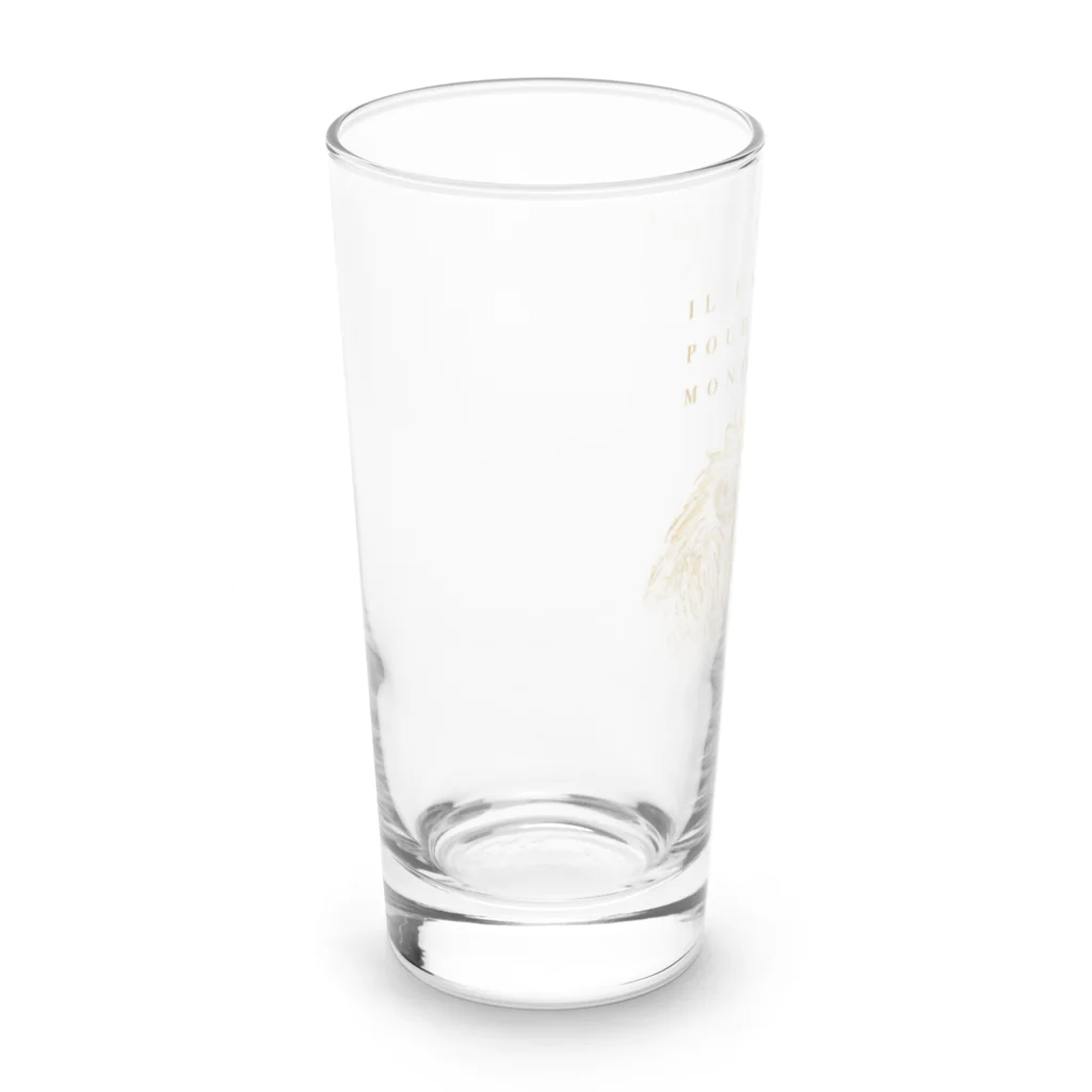 kiki25のライオン(フランス語　世界には全てが必要) Long Sized Water Glass :left