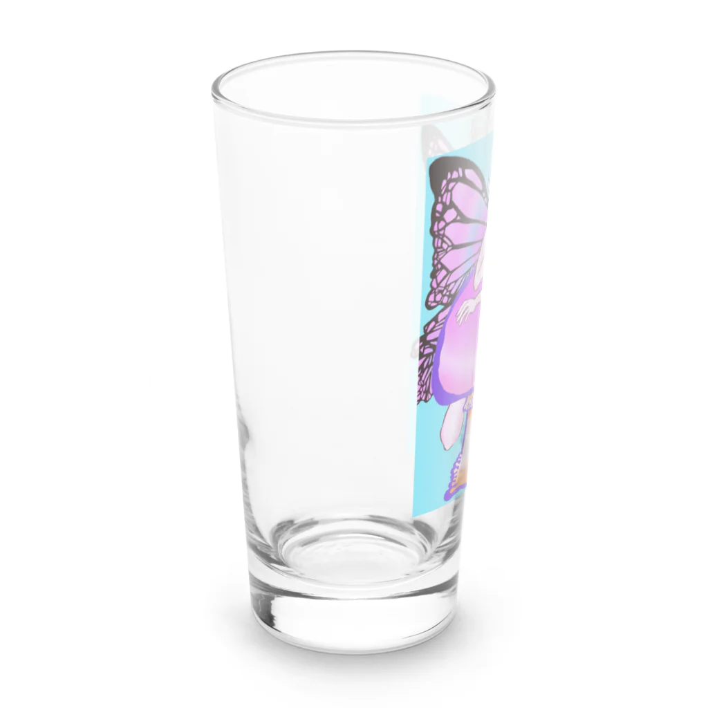 せみまるこのお店のきのこと、妖精。 Long Sized Water Glass :left