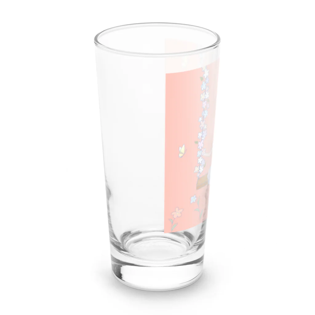 ちょこのブランコ Long Sized Water Glass :left