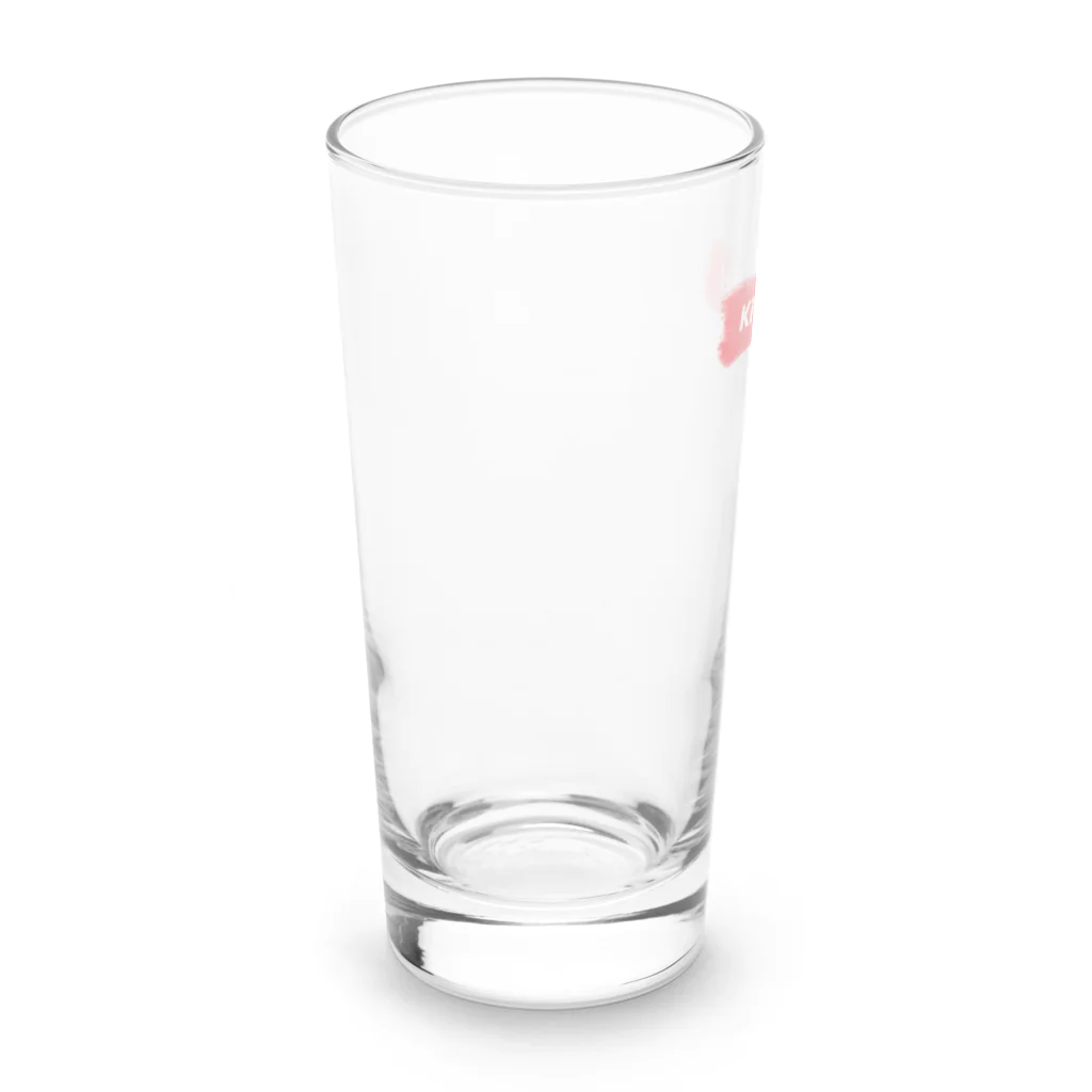 普段づかいできるご当地グッズ専門店｜Suzuri 店の北茨城市 ｜普段づかいできるご当地グッズ｜ブラシボックスロゴ Long Sized Water Glass :left