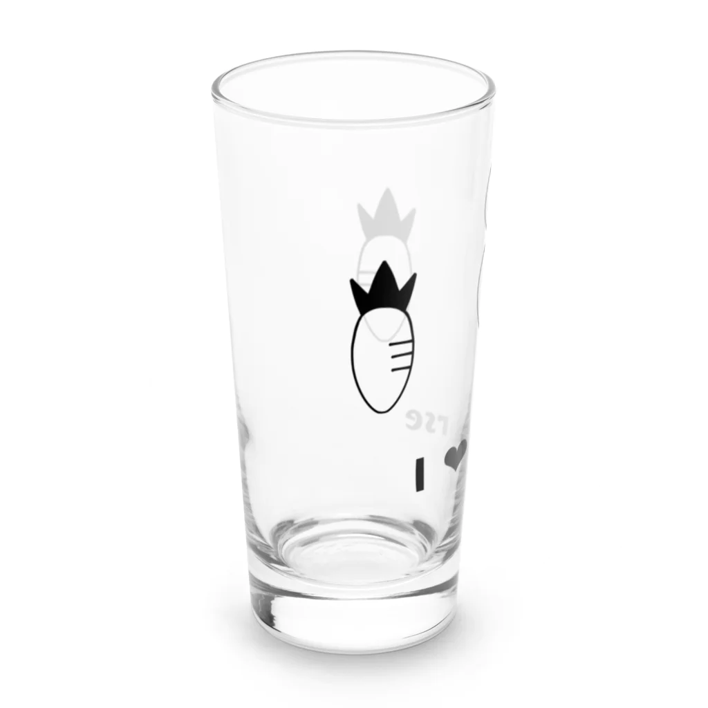 kazukiboxのI ♥ Horse Long Sized Water Glass :left