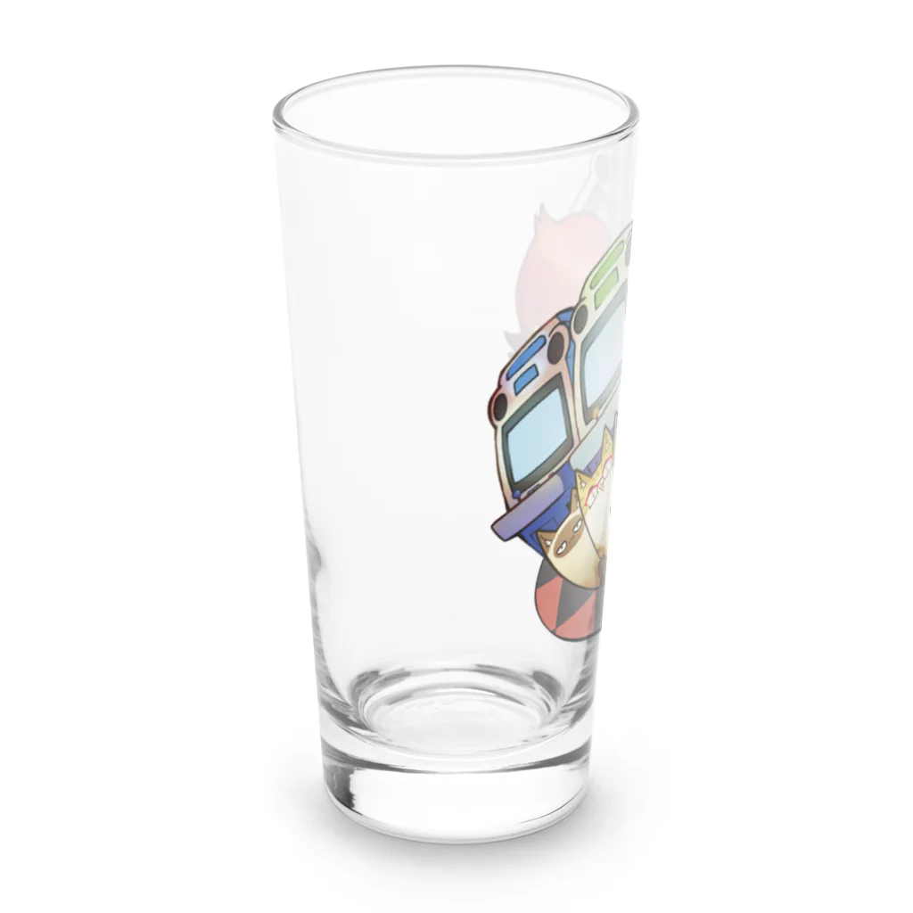 テクノポリスデザインのゲーセン猫（GAMECENTER TECNOPOLIS Ver.） Long Sized Water Glass :left